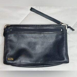 Navy Leather Men's Bag